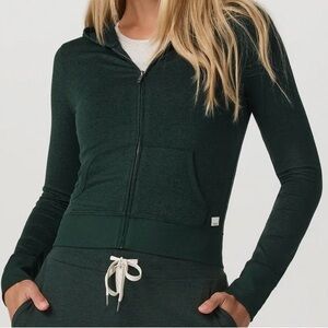 Vuori AllTheFeelsFull Zip . Evergreen size large
